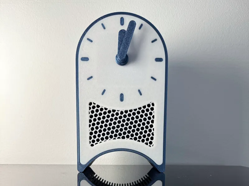 Horloge Metalic Blue