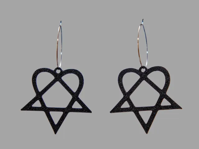 Heartagram HIM earrings