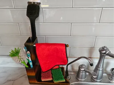 sink brush sponge holder