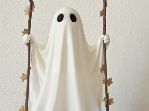 Adorno temático: Ghost on swing — referencia de MakerWorld