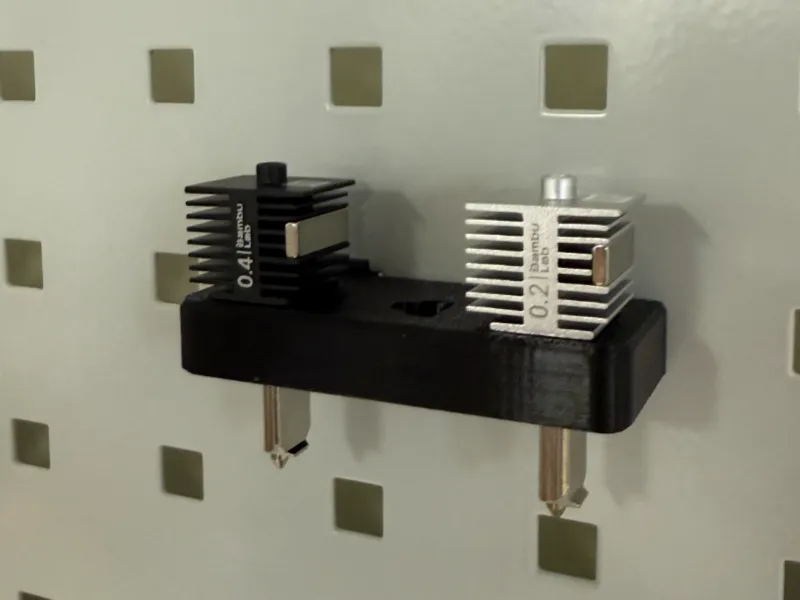 3 Nozzle Holder for BambuLab A1 Lochwand