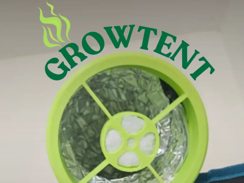Aroma Diffuser for Growtent | Weed | Grow - Free 3D Print Model ...