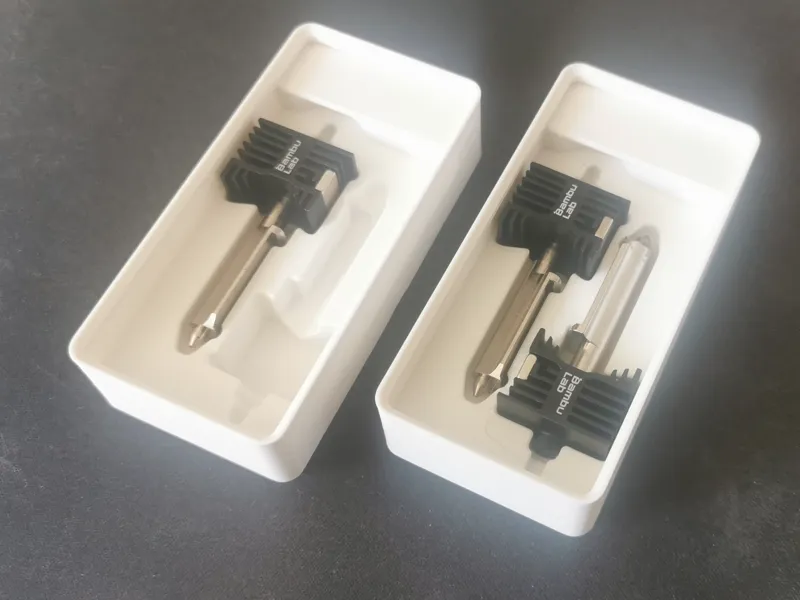 Gridfinity Hotend Tray for H2 Series Hotends (3U)