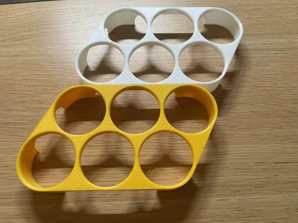 Slim Modular 6 Egg Rack - Free 3D Print Model - MakerWorld