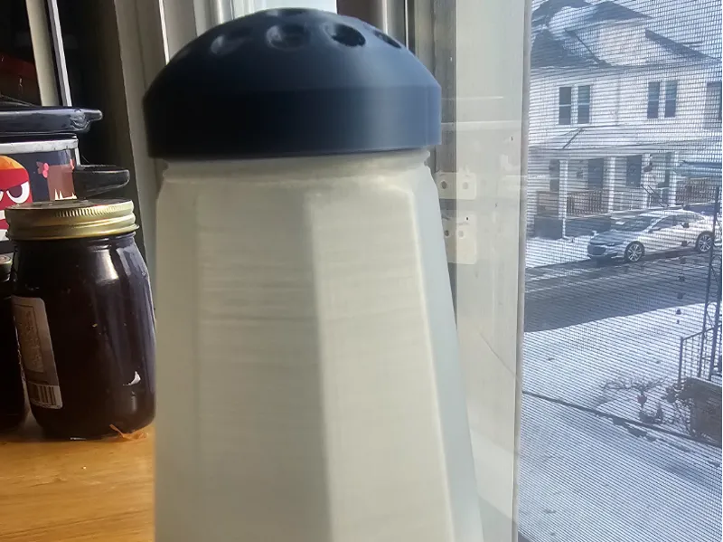 Salt Shaker for sidewalk and driveway!