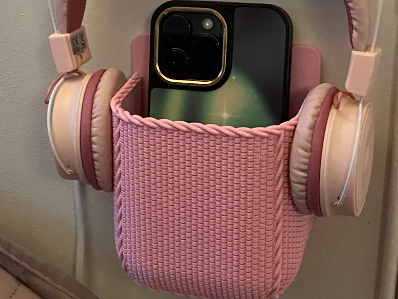 Cute Weave Bedside Basket