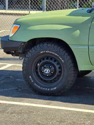 Hub Caps for 5x150 8x18 Steel Wheels: Toyota