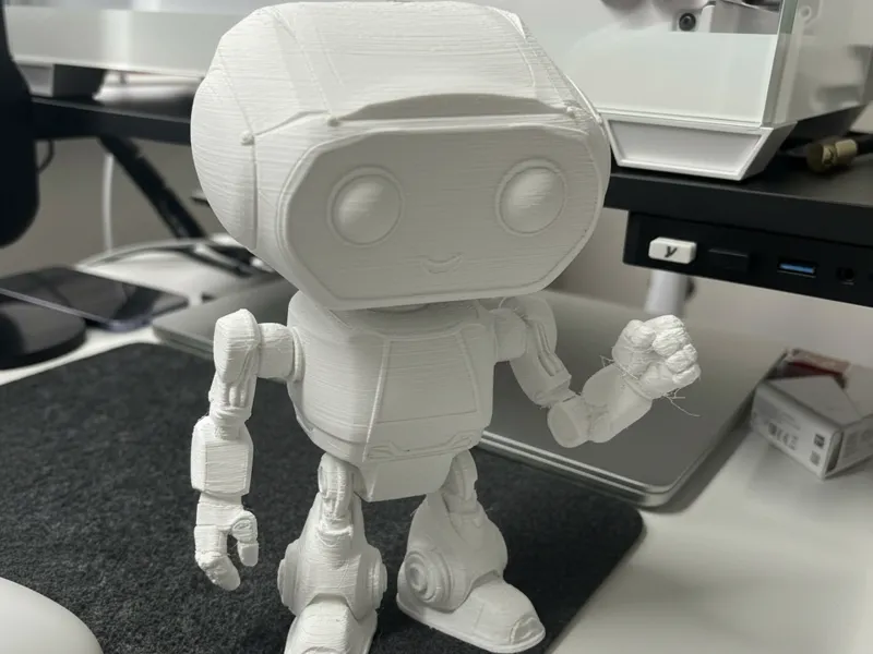 Bouncy Chibi Robot Pal - Ready to Play!