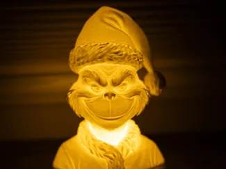 Grinch LED Teelicht Weihnachtsdekoration 
