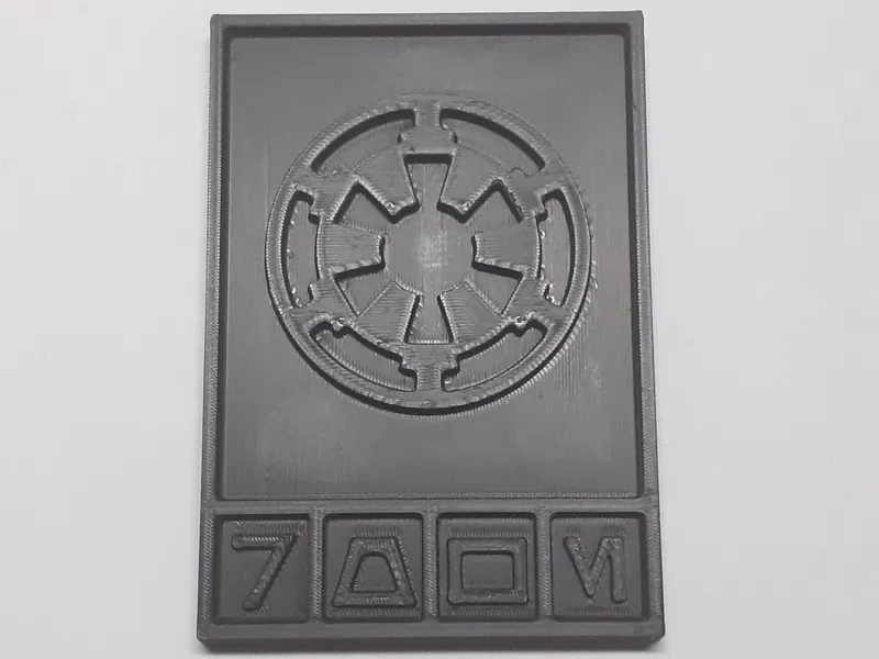 Imperial credit (with sloping walls)