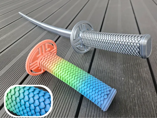 Dragon's Katana – Dragon Scales (Print in place)