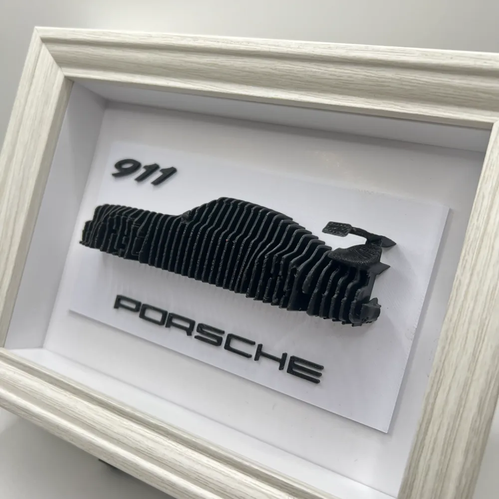 Layered Sculpture Porsche 911 Rwb - Free 3D Print Model - MakerWorld