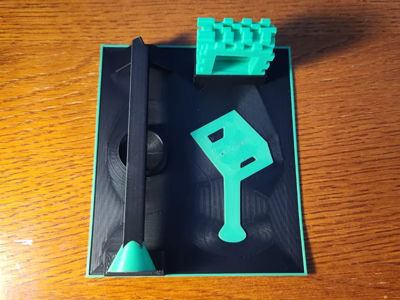 3D cube puzzle art