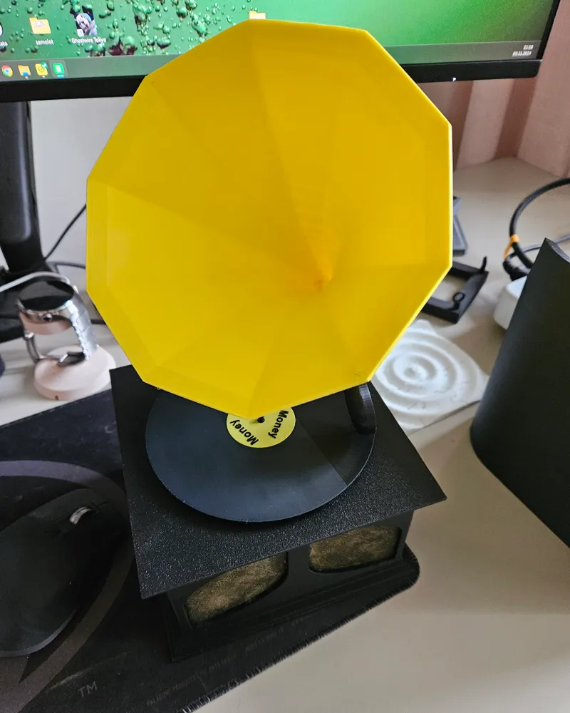 money box gramophone
