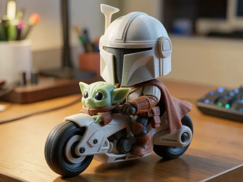 The Mandalorian & Grogu on Future Bike