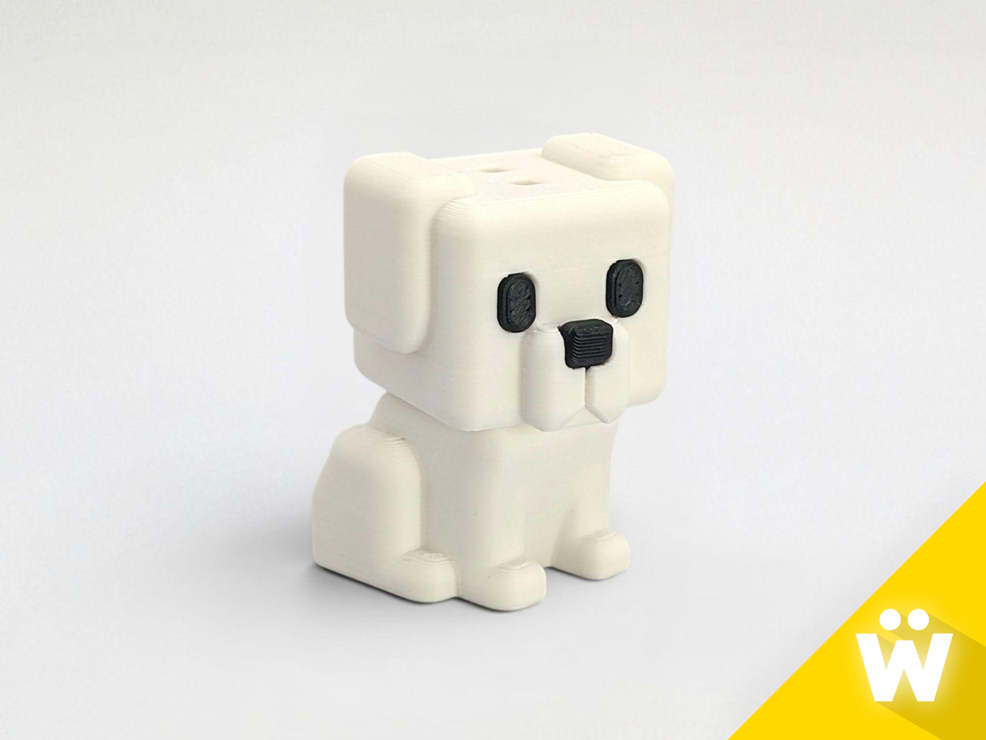 Cubic Maltese Dog | CubicPets #001 | Keychain