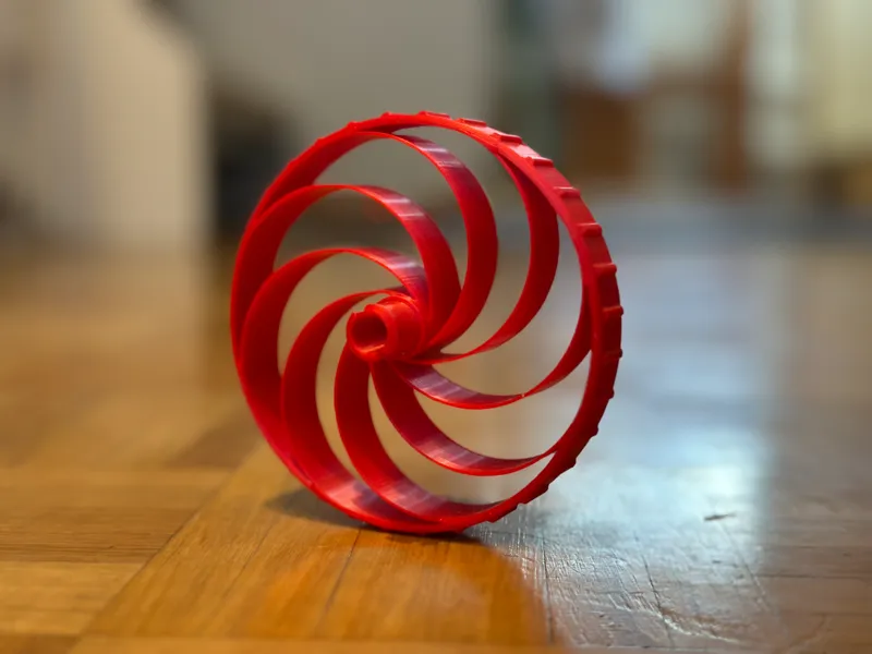 Toy Car Wheel with Suspension
