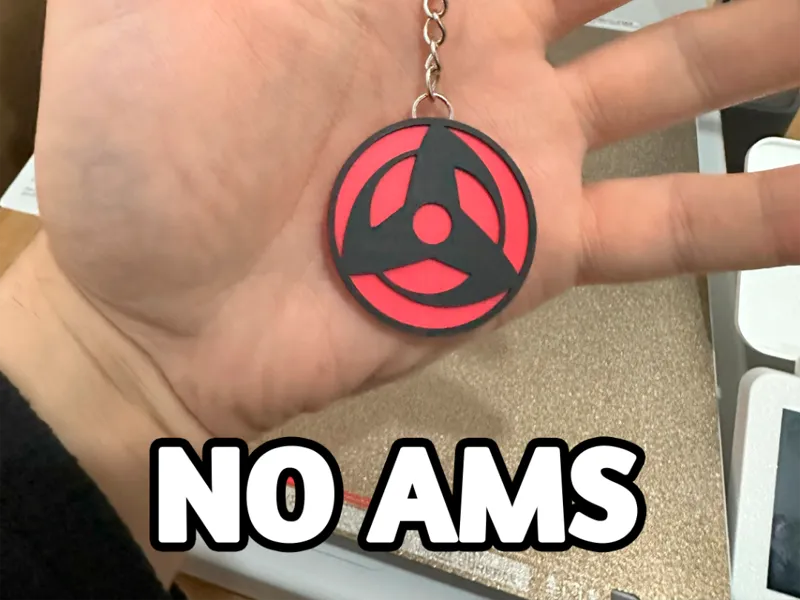 Obito Mangekyou Sharingan Keychain (No AMS)