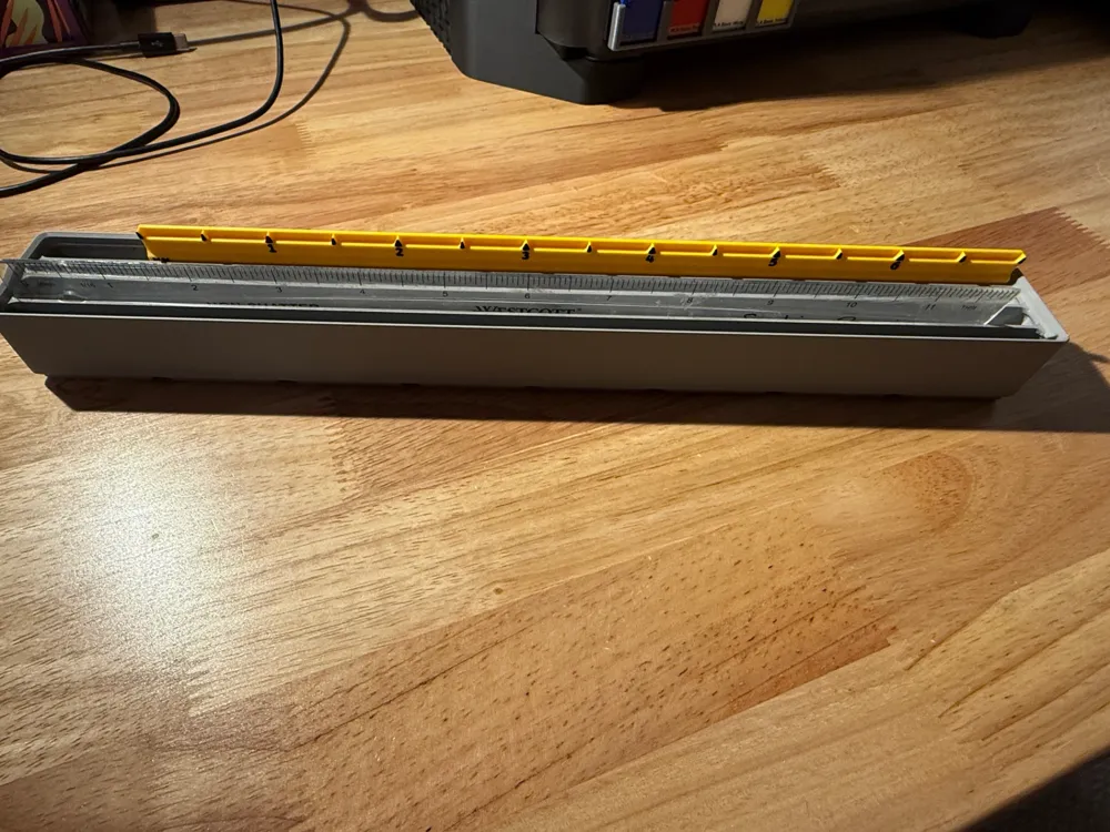 Monitor Ruler 3d Printer Ruler/measuer holder for Gridfinity. - Free 3D Print Model - MakerWorld