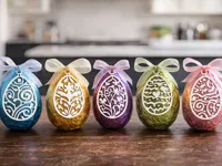 Pendentifs œufs de Pâques décoratifs — photo 1