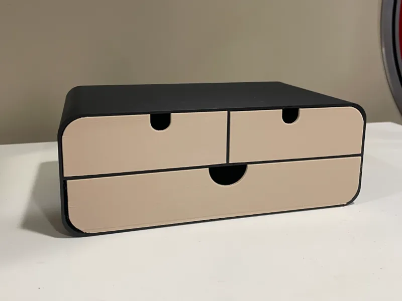 Desk storage solution