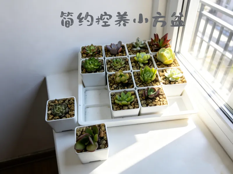 简约控养小方盆