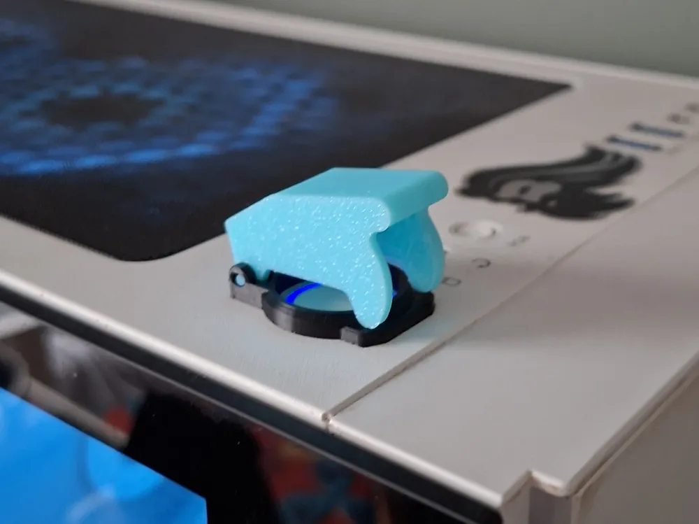 Fighter Jet PC Power Button Guard Cover - Free 3D Print Model - MakerWorld