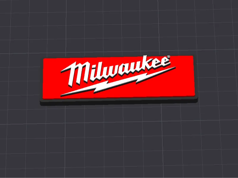 Milwaukee Logo for Ryobi Drill Press