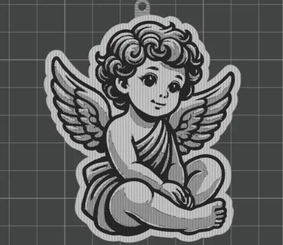 Angel keychain