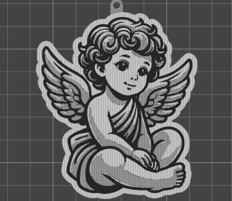 Angel keychain