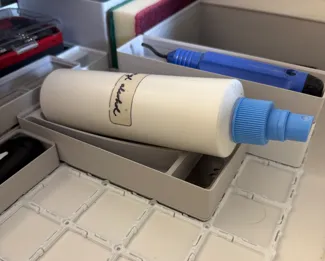 Gridfinity Cleaning Spray Bottle Holder - 2x4