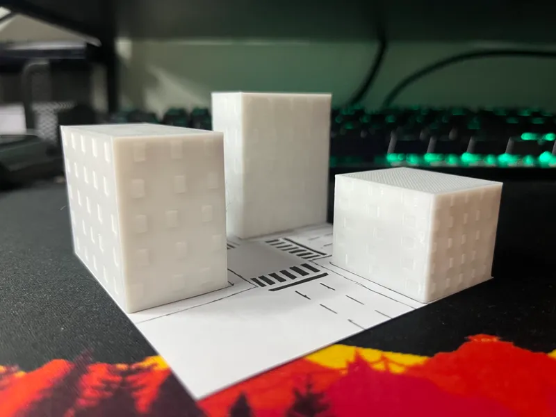 Simple parametric buildings