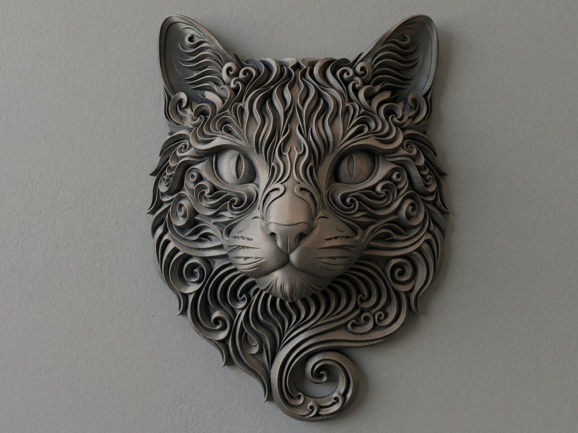 Gato rizado - Arte de pared