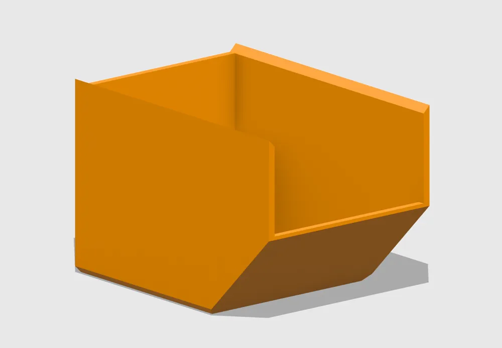 Stackable Slatwall storage bin and organizer by StarPlayer MakerWorld ...