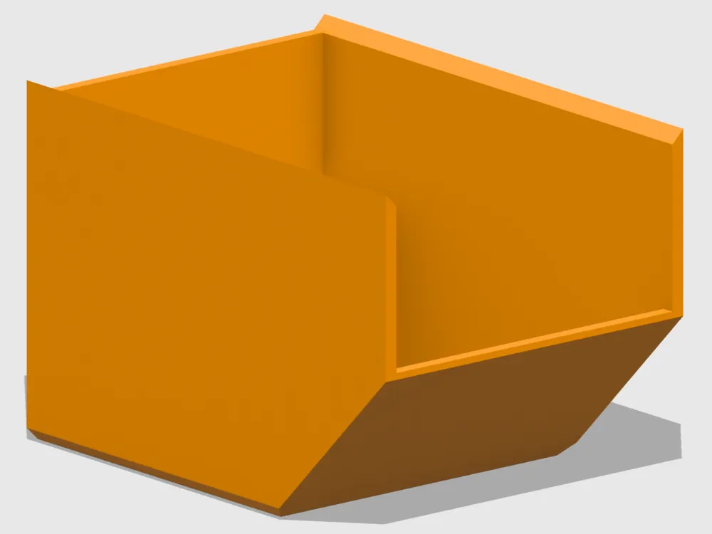 Stackable Slatwall storage bin and organizer by StarPlayer MakerWorld ...