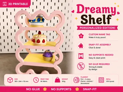 Dreamy Shelf — your desk, your dream!