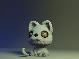Knitted Cat - No AMS