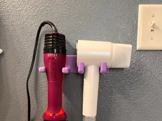 Dual Hairdryer Holder