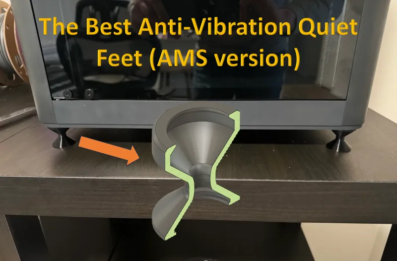 The Best Anti Vibration Feet (Actually Flexible) (AMS Version.)