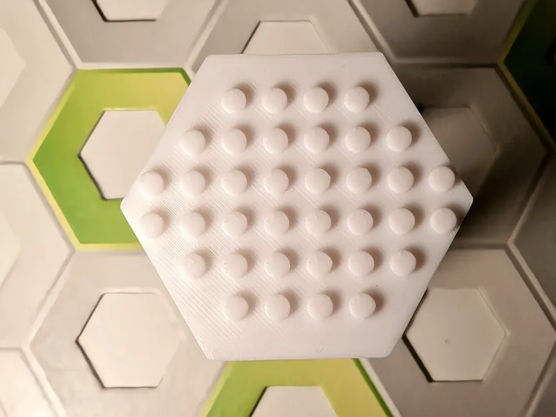 Gravitrax Element mit Klemmbaustein-Noppen