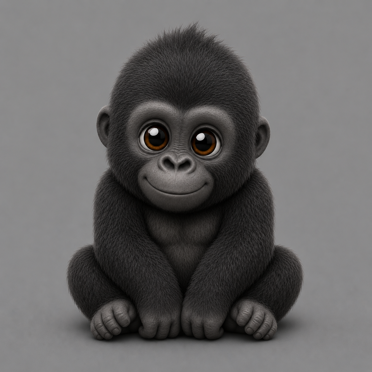 Miniatura 3 do modelo 3D Chibi Monkeys