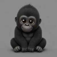 Gorilla: 0.2mm layer, 2 walls, 10% infill