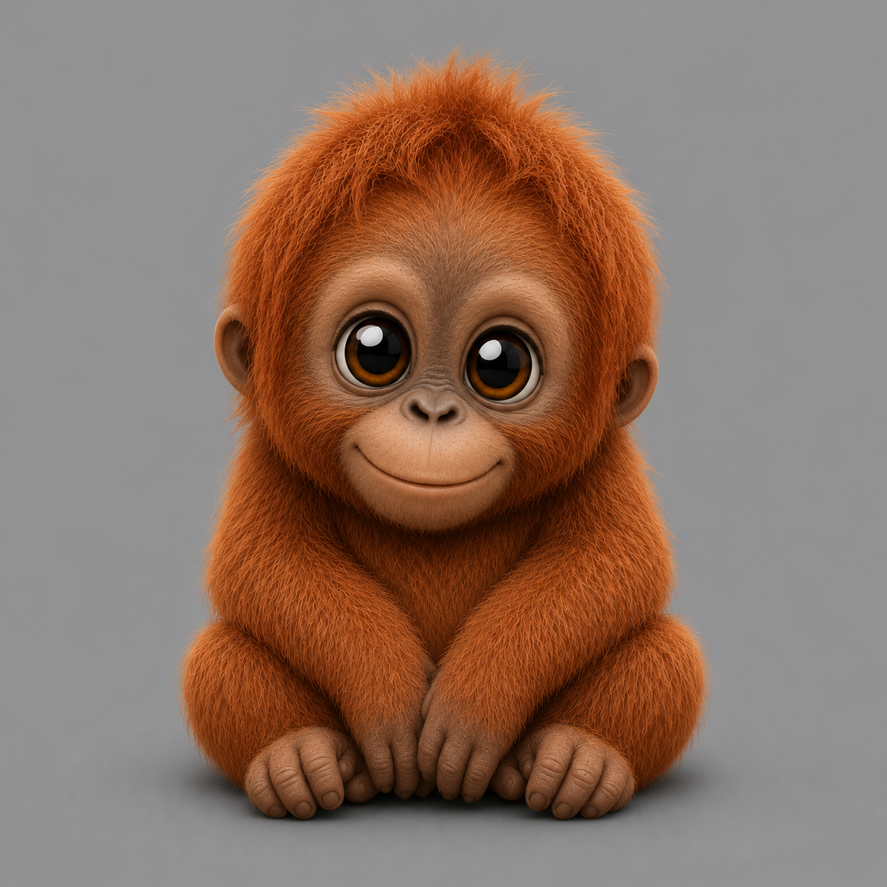 Miniatura 4 do modelo 3D Chibi Monkeys