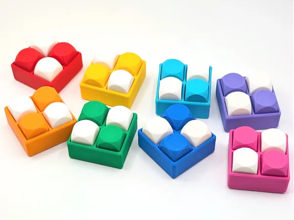 Fidget cliqueur façon touche de clavier