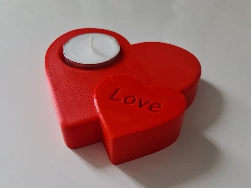 Tealight Heart