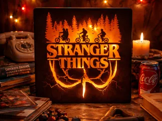 Stranger Things Lampe