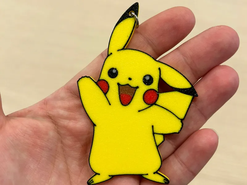 Pikachu Pokémon keychain