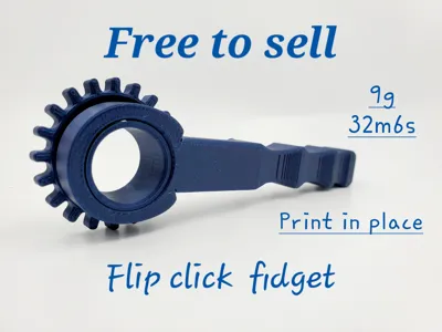 Flip click fidget