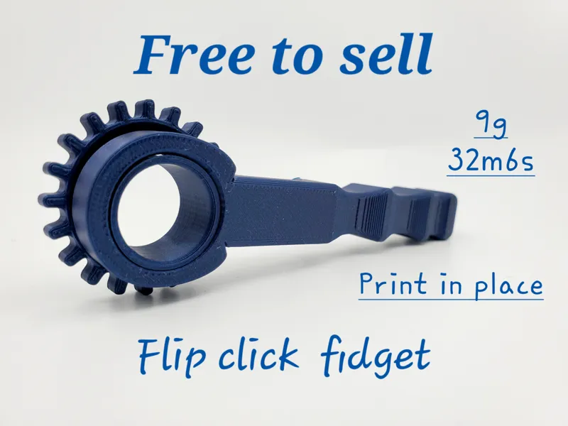 Flip click fidget