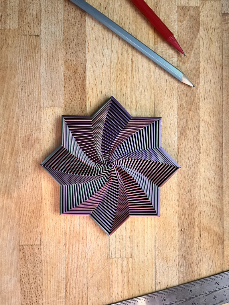 Fully Parametric Fractal Star